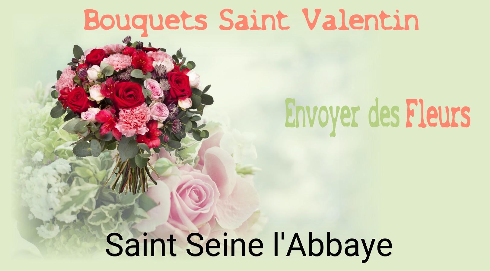 Roses de Saint-Valentin livrées à Saint-Seine-l'Abbaye